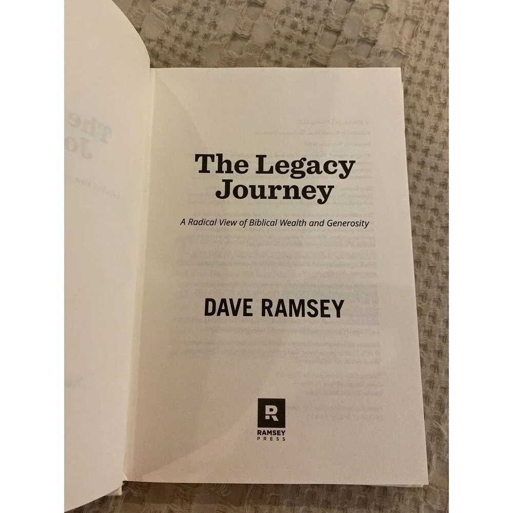 Bundle 6 Books Dave Ramsey Laura Story Grant‎ Giglio Study Bible Life Blessings